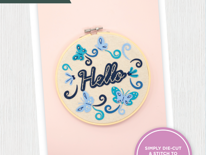 Gemini Cut ‘N’ Stitch Multi-Craft Die - Hello