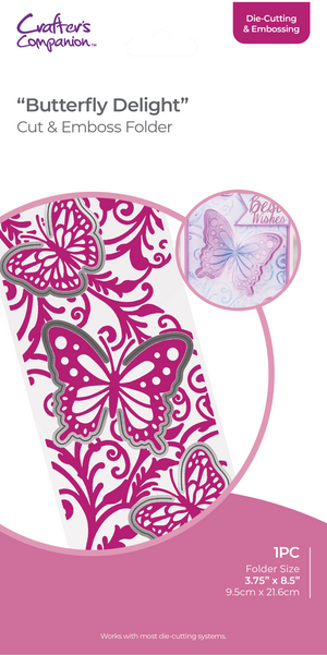 Crafters Companion - Die Cutting & Embossing - Butterfly Delight