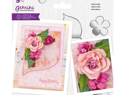 Gemini Spring Flower Forming Die - Regal Rose