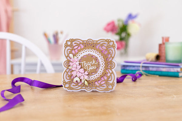 Stitched Cutting Dies Card Making  Cutting Metal Dies Square Lace - New  Lace Frame - Aliexpress