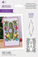Gemini Christmas Floral Frames Stamps & Dies Selection
