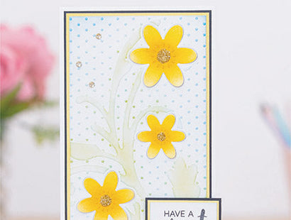 Gemini 3.75" x 8.5" Cut and Emboss Folder - Spring Blooms