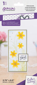 Gemini 3.75" x 8.5" Cut and Emboss Folder - Spring Blooms