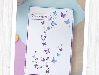 Gemini Confetti Border Elements Die - Dancing Butterflies