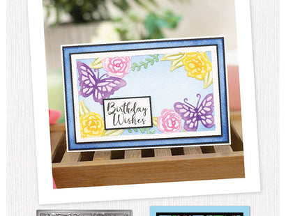 Gemini Create-a-card Paper Piecing Die – Butterflies and Blooms