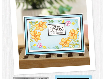 Gemini Create-a-card Paper Piecing Die – Trailing Florals