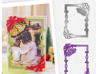 Gemini Elements Fancy Frame Die - Bells and Bows