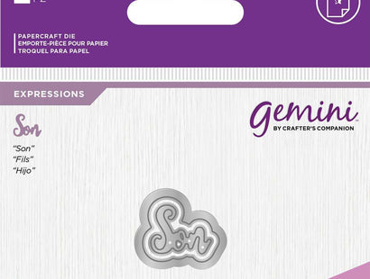 Gemini Expressions Metal Die - Son