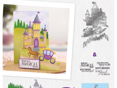 Gemini Zig Zag Scene Builder Stamp and Die - Once Upon a Time