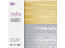 Crafter's Companion Bumper Pack Mirror Card- Gold & Silver