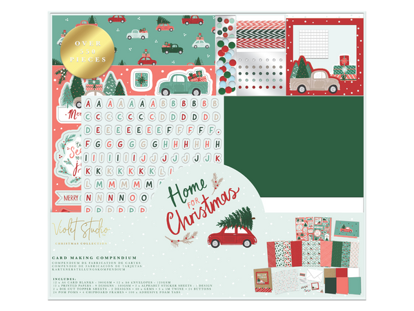 Christmas Card Making Kit - Violet Studio