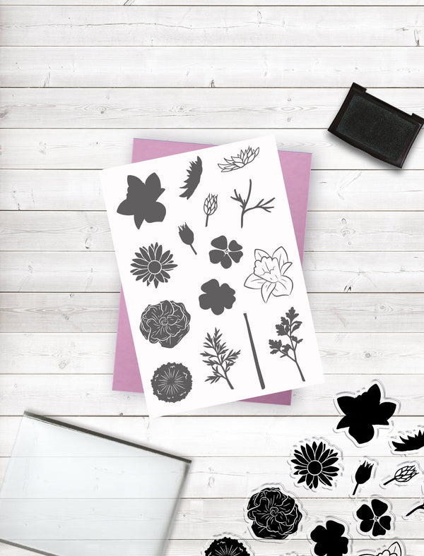 CC - Photopolymer Stamp - Flower Garden