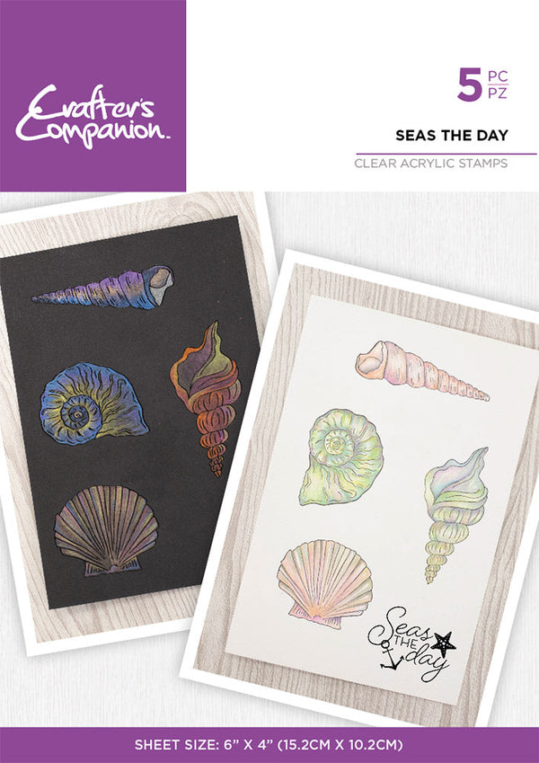 Crafter's Companion Watercolour Clear Acrylic Stamps Collection