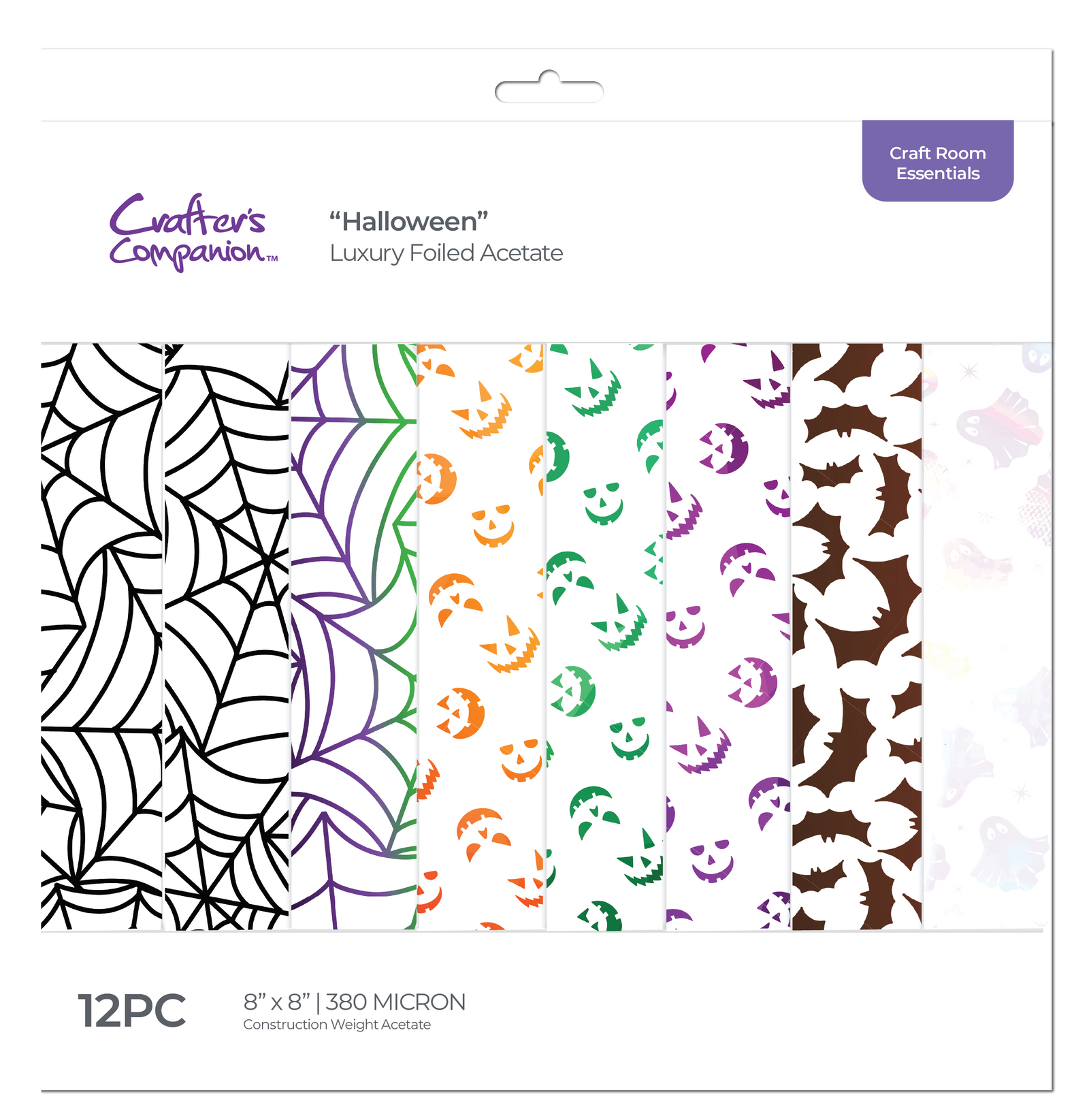 Crafters Companion - Luxury Foiled Acetate Pack - Halloween