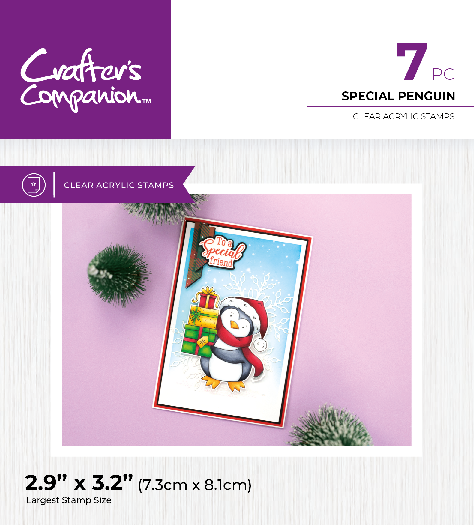 Crafter's Companion Christmas Cute Character Stamps Collection