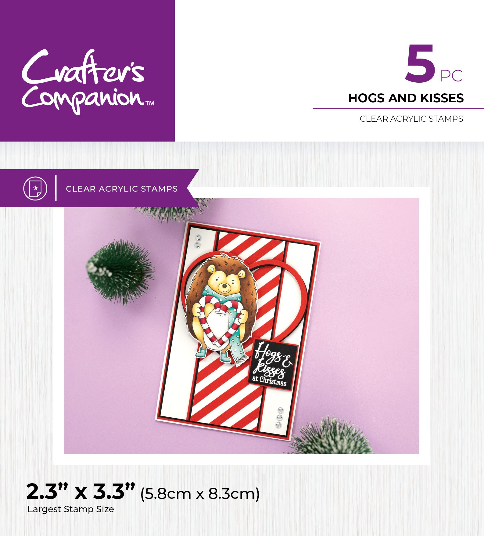 Crafter's Companion Christmas Cute Character Stamps Collection