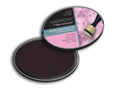 Harmony by Spectrum Noir Water Reactive Dye Inkpad - Pink Tulip