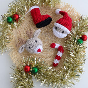 Hoooked Crochet Kit - Christmas Ornaments