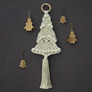 MacramÃ© Christmas Tree Crafting Kit - Hoooked