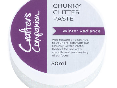 Winter Radiance Chunky White Glitter Paste