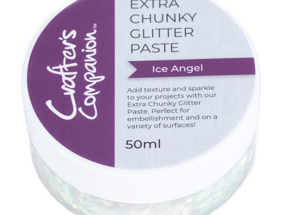 Crafter's Companion - Extra Chunky Glitter Paste - Ice Angel