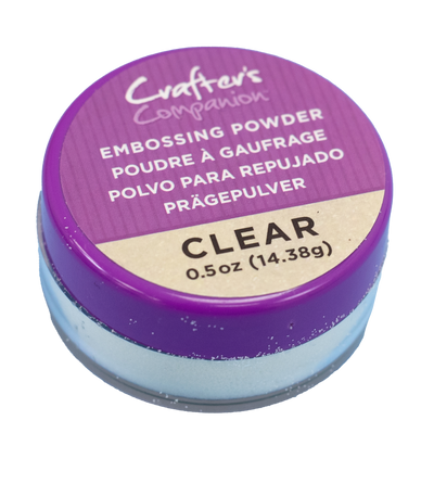 Crafters Companion Embossing Powder - Clear 0.5 oz