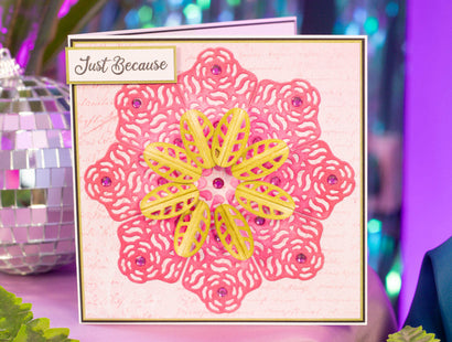 Crafter's Companion Kaleidoscope Origami Die - Flourishing Florals