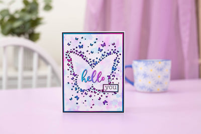 Crafter's Companion Stamp & Die - Hello Butterfly