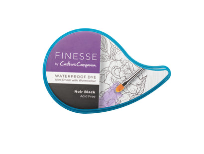 Crafter's Companion Inkpad – Finesse Water Proof (Noir Black)