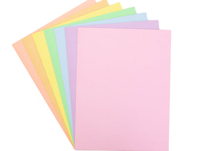 Crafters Companion – Rainbow Coloured Card – 8.5" x 11" - 21PC