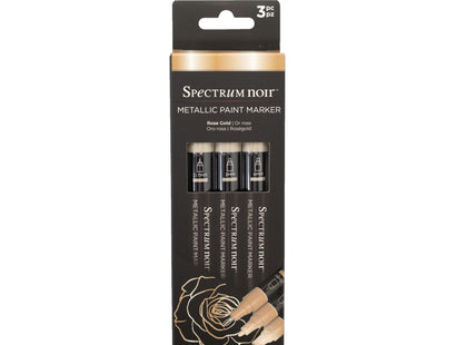 Spectum Noir-Metallic Paint Marker (3PC) - Rose Gold