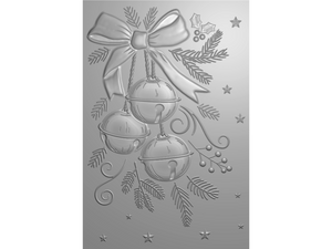 Jingle All The Way 3D Embossing Folder 4"x 6" - The Sound Of Christmas