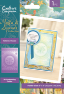 Myths & Legends 4” x 6” 3D Embossing Folder - Hellenic Mosaic