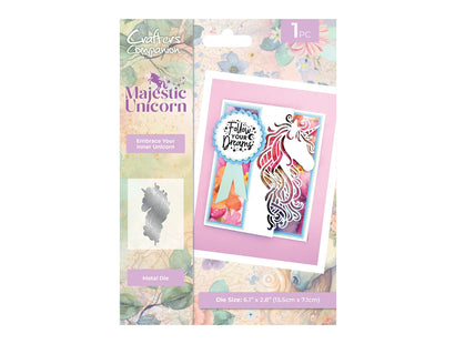 Majestic Unicorn Edge’able Metal Die - Embrace your Inner Unicorn