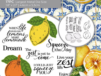 Mediterranean Dreams Stamp & Die - Live Your Zest Life