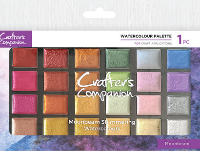 Crafter's Companion Shimmer Watercolour Palette - Moonbeam