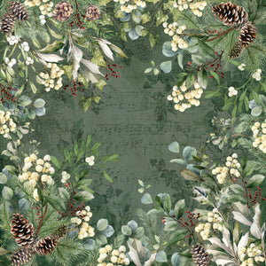 Nature’s Garden - Holly & Ivy - 8” x 8” Vellum Pad