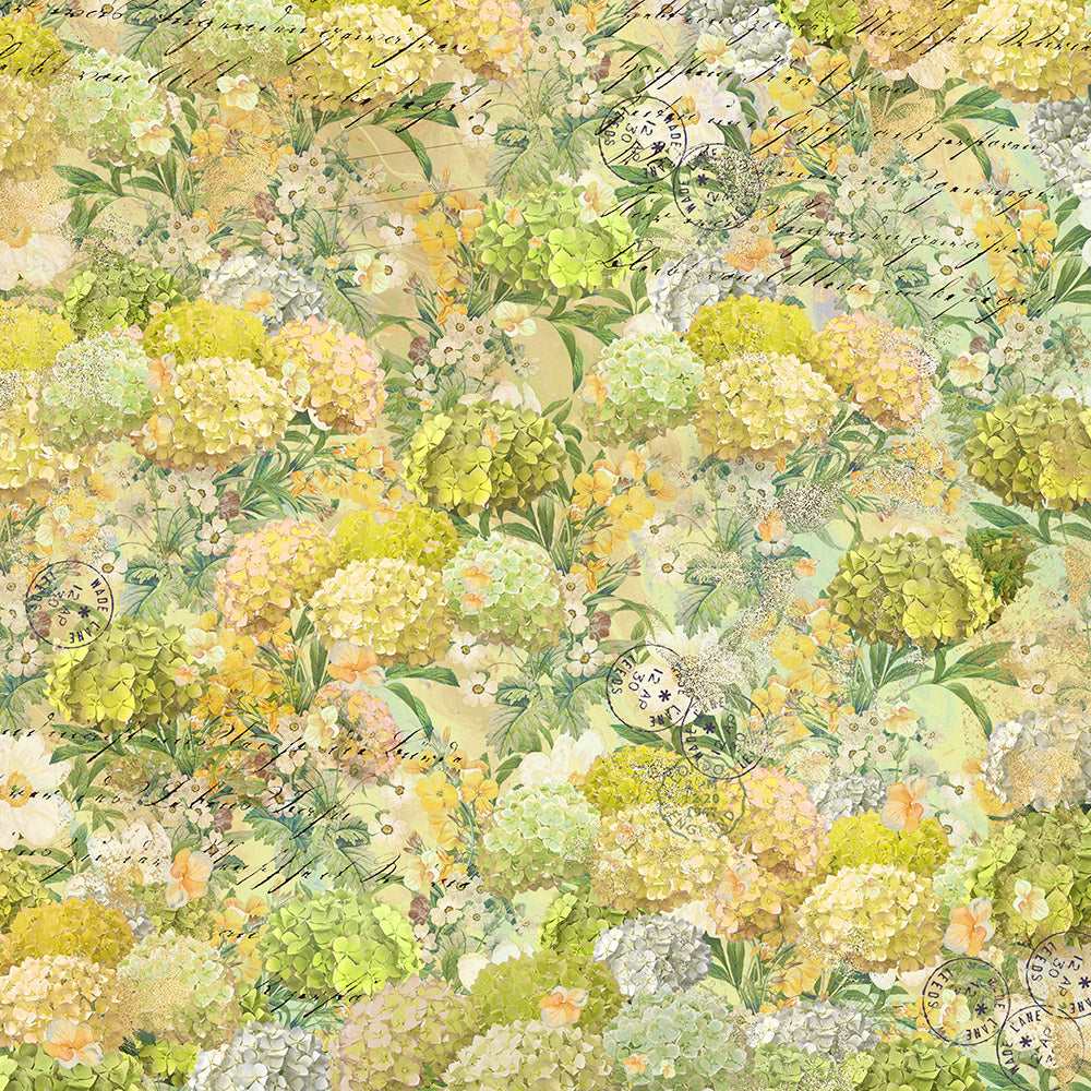 Nature's Garden - Hydrangea - 12" x 12" Paper Pad