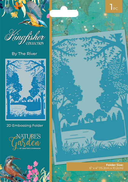 Nature's Garden - Kingfisher Collection - 6 x 4 Embossing Folder - B  -Crafter's Companion US