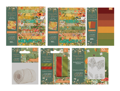 Nature's Garden - Thankful & Blessed Paper & Embellishments Collection