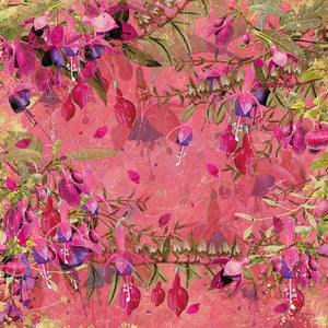 Nature's Garden Fabulous Fuchsia 12" x 12" Paper Pad