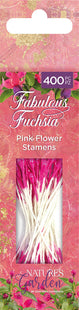 Nature's Garden Fabulous Fuchsia Flower Stamens 400 Piece - Pink