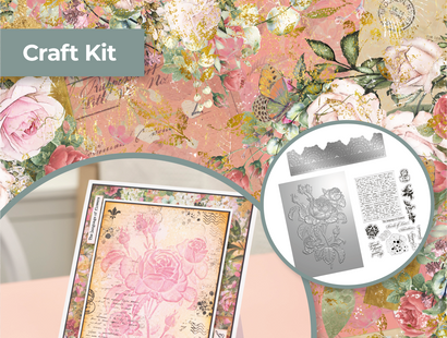 Nature's Garden Vintage Rose - Craft Kit