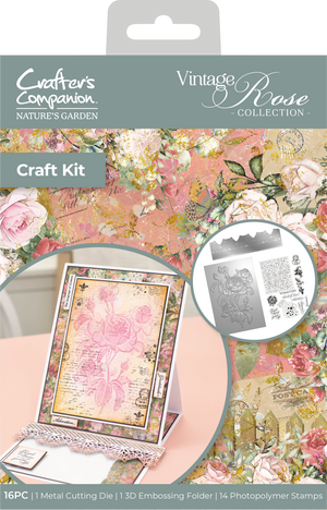 Nature's Garden Vintage Rose - Craft Kit