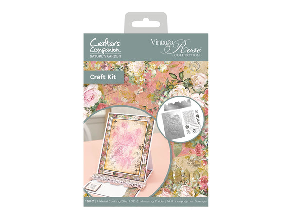 Nature's Garden Vintage Rose - Craft Kit