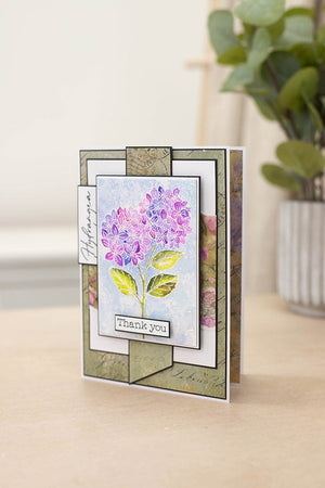 Nature's Garden - Hydrangea - Clear Acrylic Stamps - Hydrangea