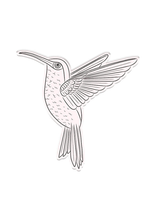 Nature's Garden Hummingbird Stamp and Die – Sweet Hummingbird