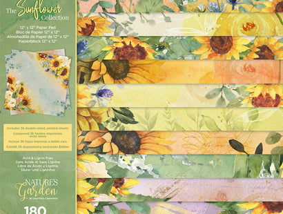 Nature's Garden Sunflower Collection - 12x12 Paper Pad