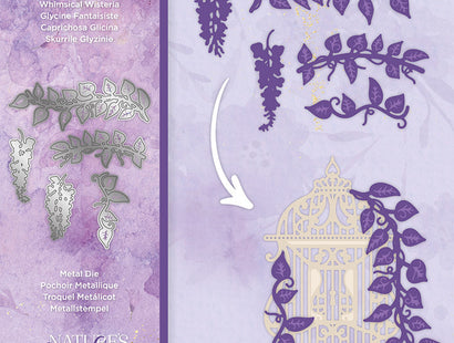 Nature's Garden Wisteria Collection Die - Whimsical Wisteria