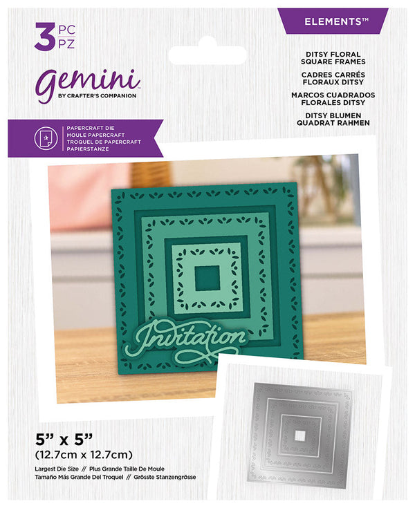 Gemini Nesting Frame Dies Selection -Crafter's Companion US